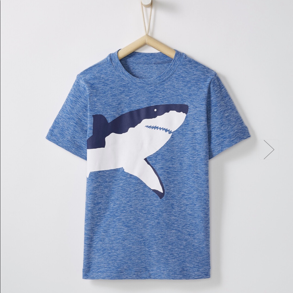 Nwt Hanna Andersson Shark Uv Tshirt